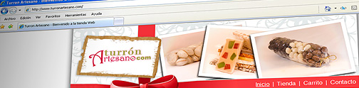 TURRÓN ARTESANO. UNA TIENDA ONLINE PARA VENTA DE TURRONES