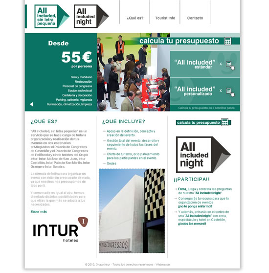 CSnet renueva la oferta de All Included del grupo Intur en la página web